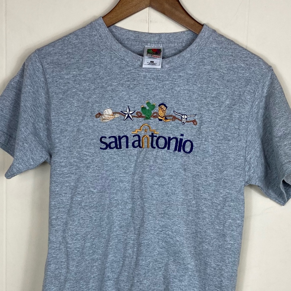Vintage Embroidered San Antonio Tee Size S